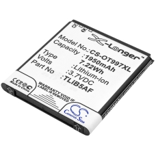 Reemplazo de batería compatible para Alcatel CAB32E0000C1,CAB32E0000C2,CAB32E0002C1,TLIB32E,TLIB5AF