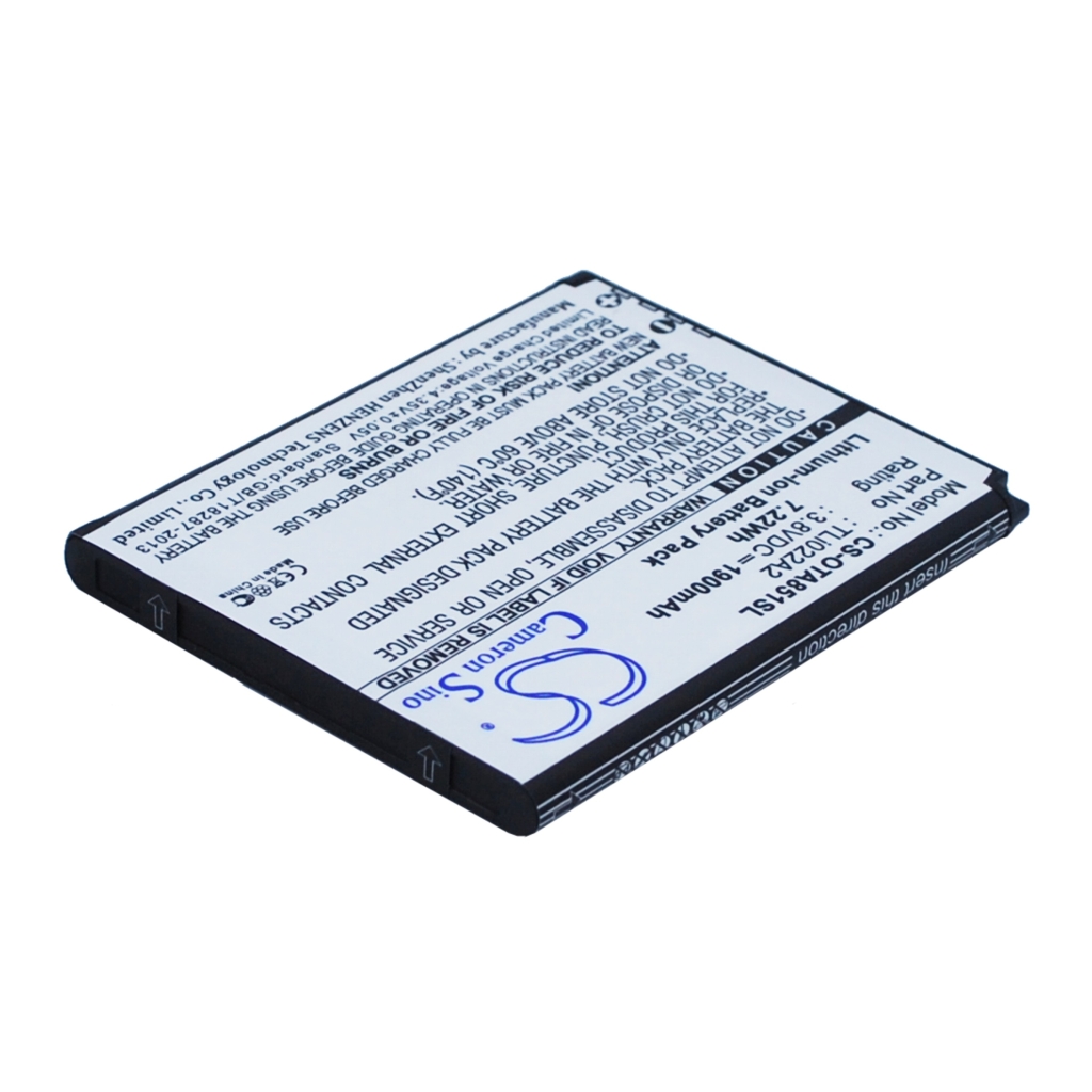 Batería del teléfono móvil Alcatel CS-OTA851SL