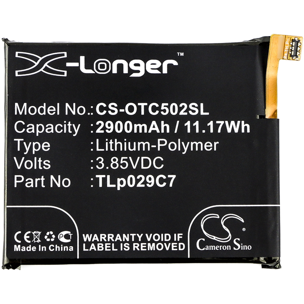 Batería del teléfono móvil Alcatel CS-OTC502SL