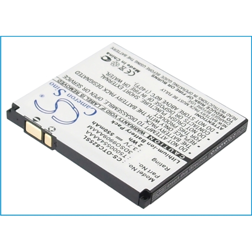 Batería del teléfono móvil Alcatel One Touch C825