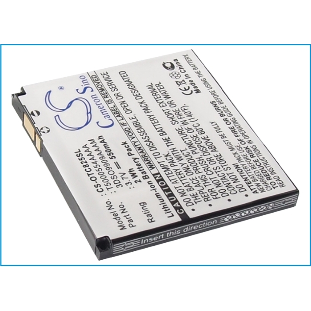 Batería del teléfono móvil Alcatel One Touch C825