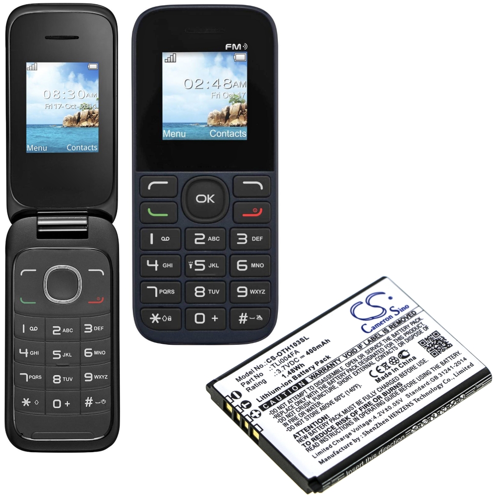 Batería del teléfono móvil Alcatel CS-OTH103SL