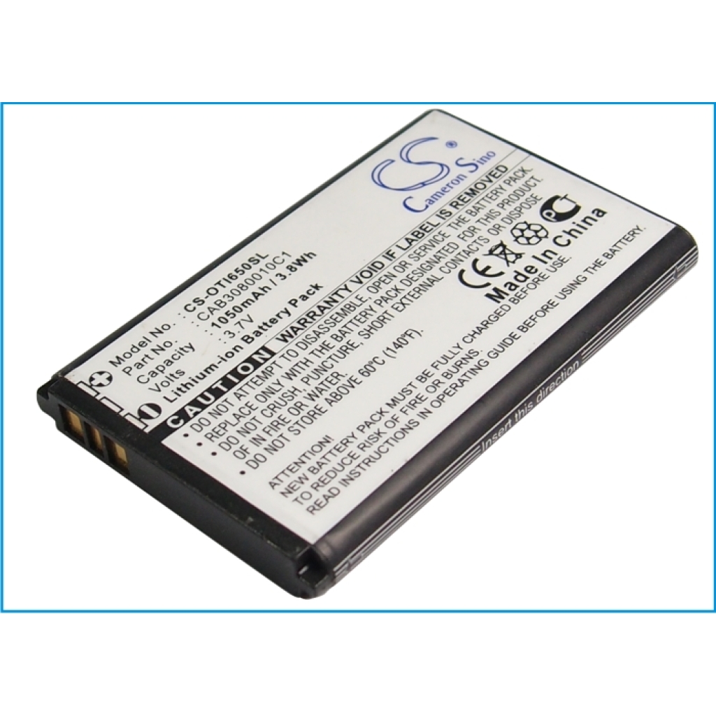Batería del teléfono móvil Alcatel OT-I650