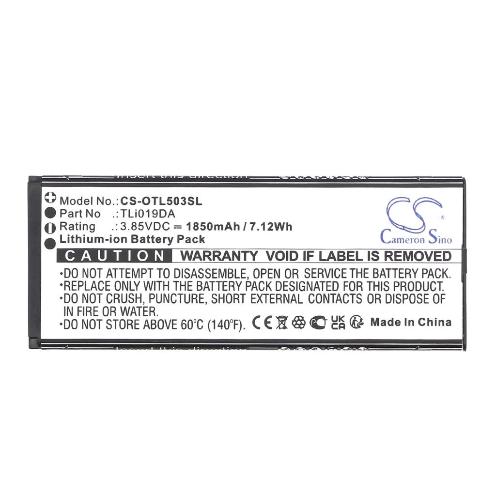 Batería del teléfono móvil Alcatel CS-OTL503SL