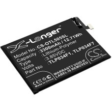 Reemplazo de batería compatible para Alcatel TLP034F1,TLP034F7