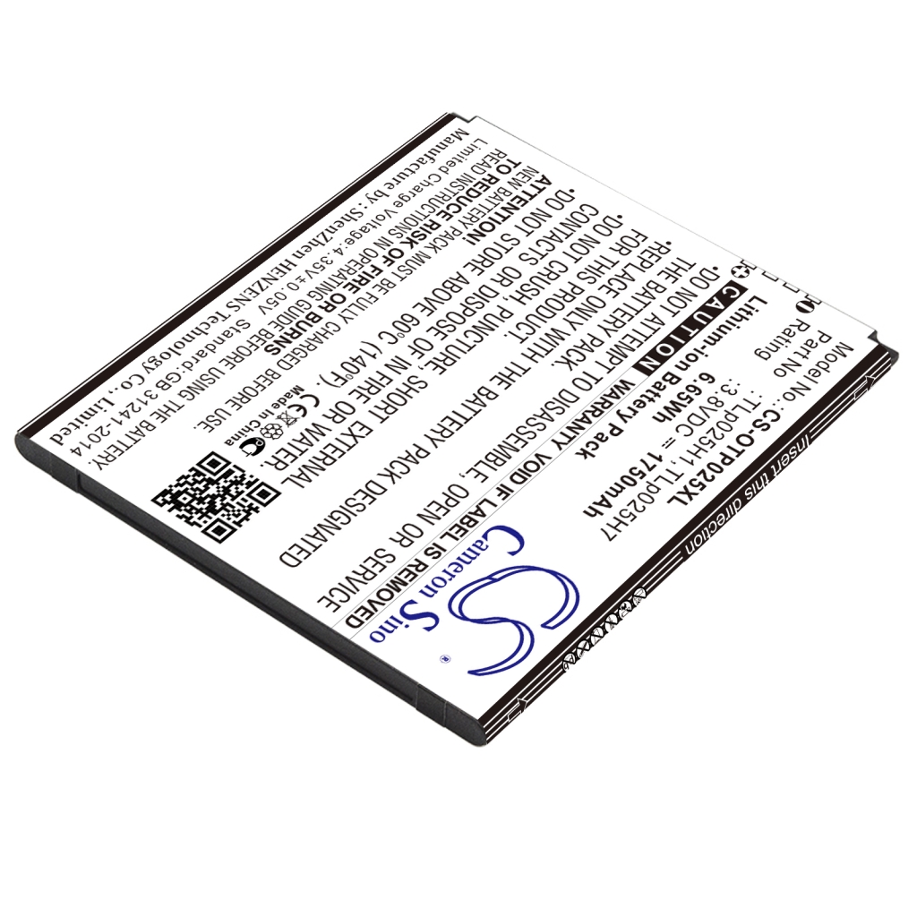 Batería del teléfono móvil Alcatel CS-OTP025XL