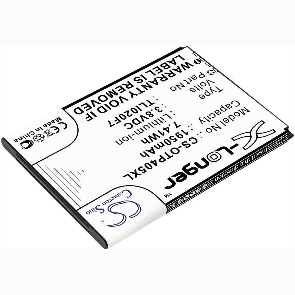 Batería del teléfono móvil Alcatel CS-OTP405XL