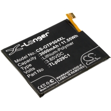 Reemplazo de batería compatible para Alcatel TLP029C1