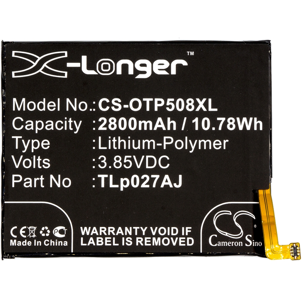 Batería del teléfono móvil Alcatel CS-OTP508XL