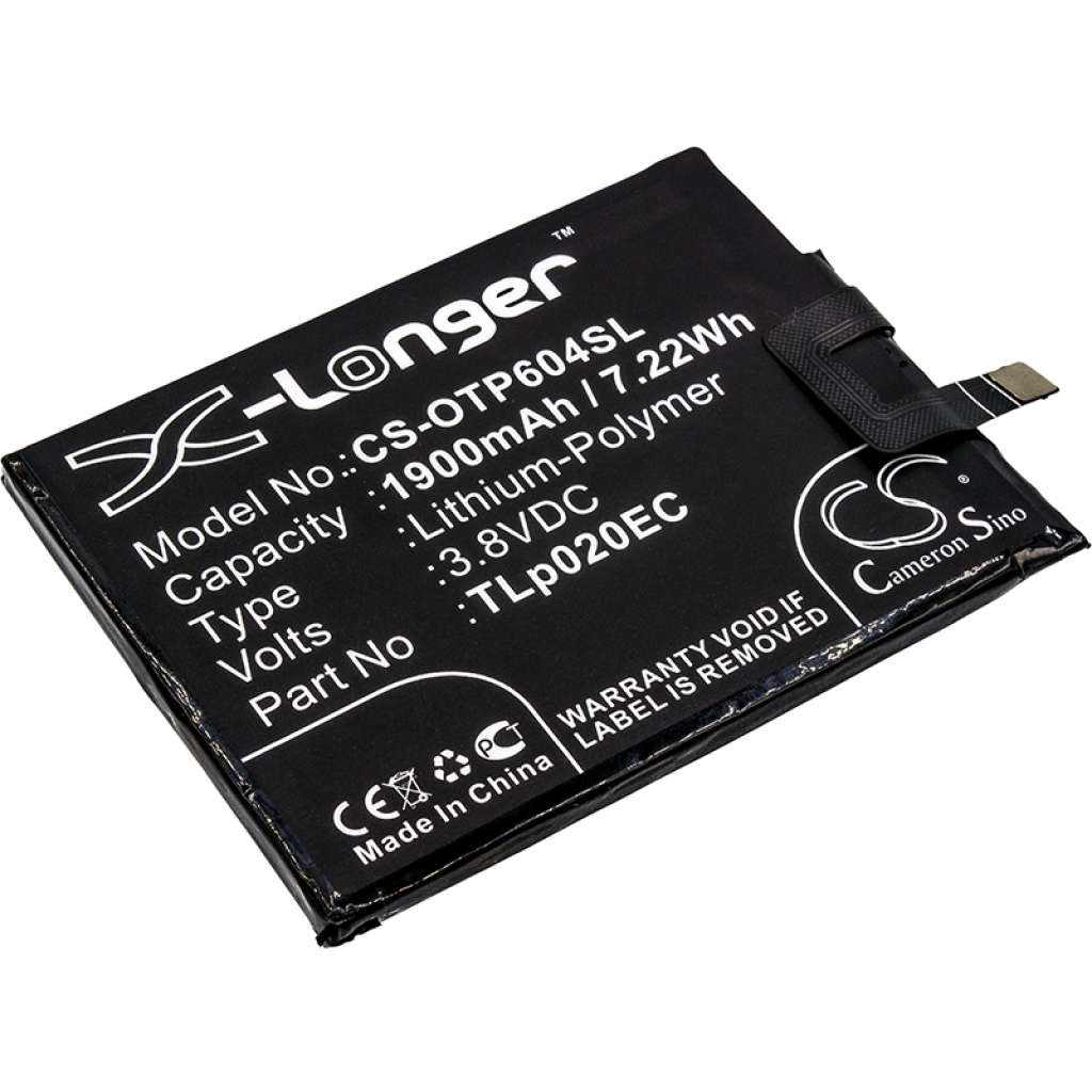 Batería del teléfono móvil Alcatel CS-OTP604SL