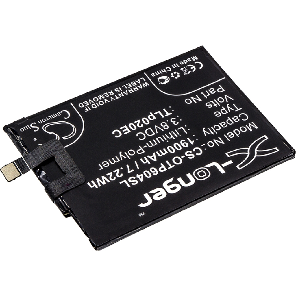 Batería del teléfono móvil Alcatel CS-OTP604SL