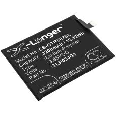 Reemplazo de batería compatible para Alcatel TLP034G1