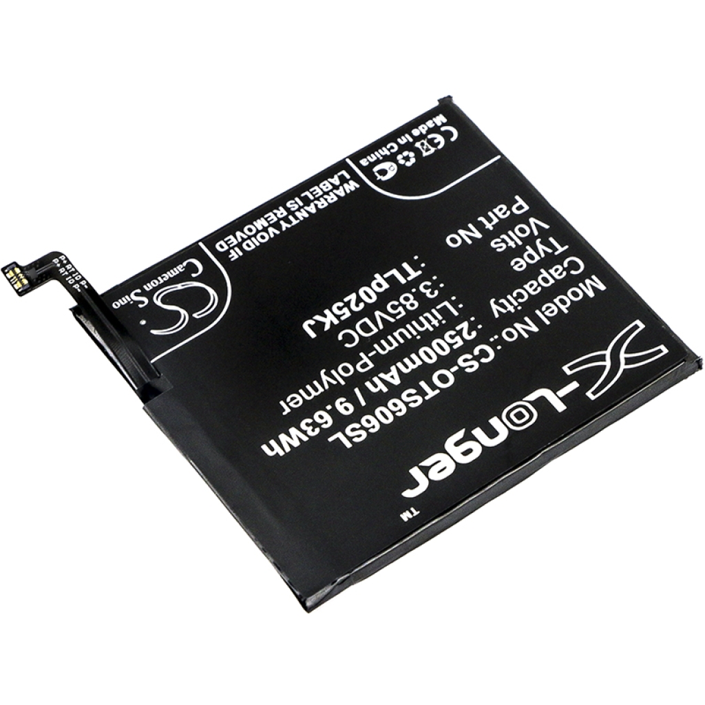 Batería del teléfono móvil Alcatel CS-OTS606SL