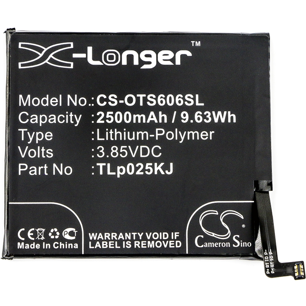 Batería del teléfono móvil Alcatel CS-OTS606SL