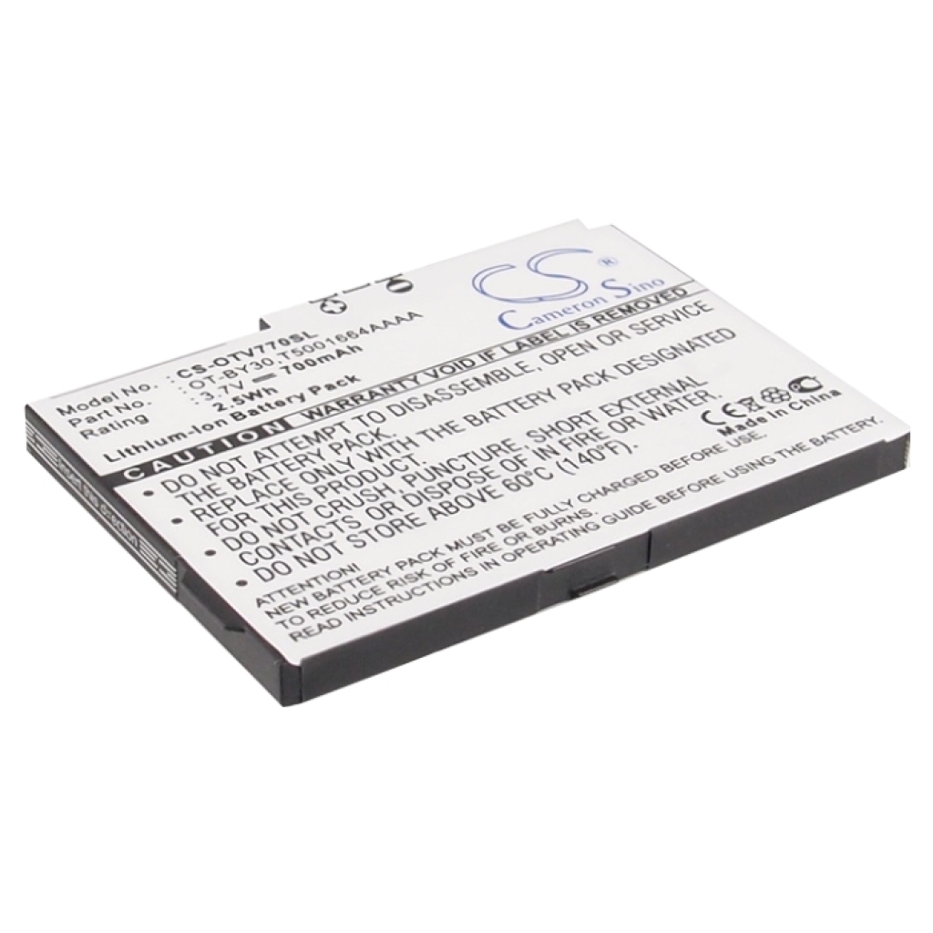 Batería del teléfono móvil Alcatel One Touch V770