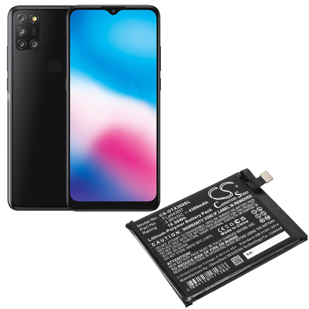 Batería del teléfono móvil Alcatel CS-OTX300SL