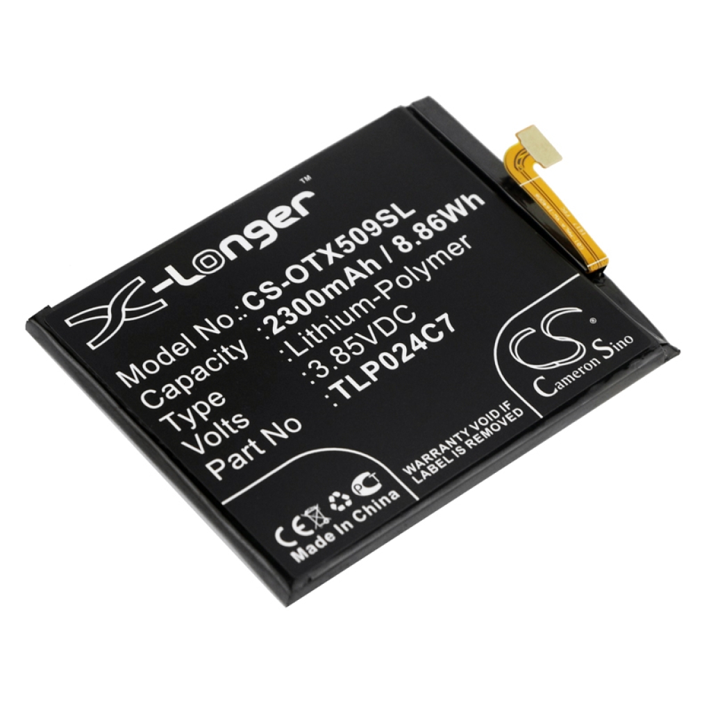 Batería del teléfono móvil Alcatel CS-OTX509SL