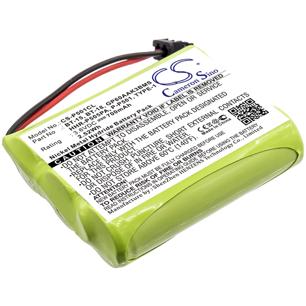 Batería para teléfono inalámbrico CASIO CP-1218
