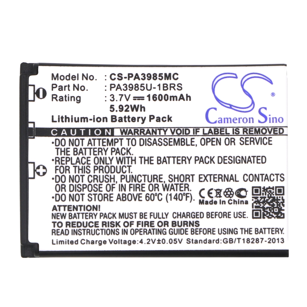 Batería de la cámara Toshiba CS-PA3985MC