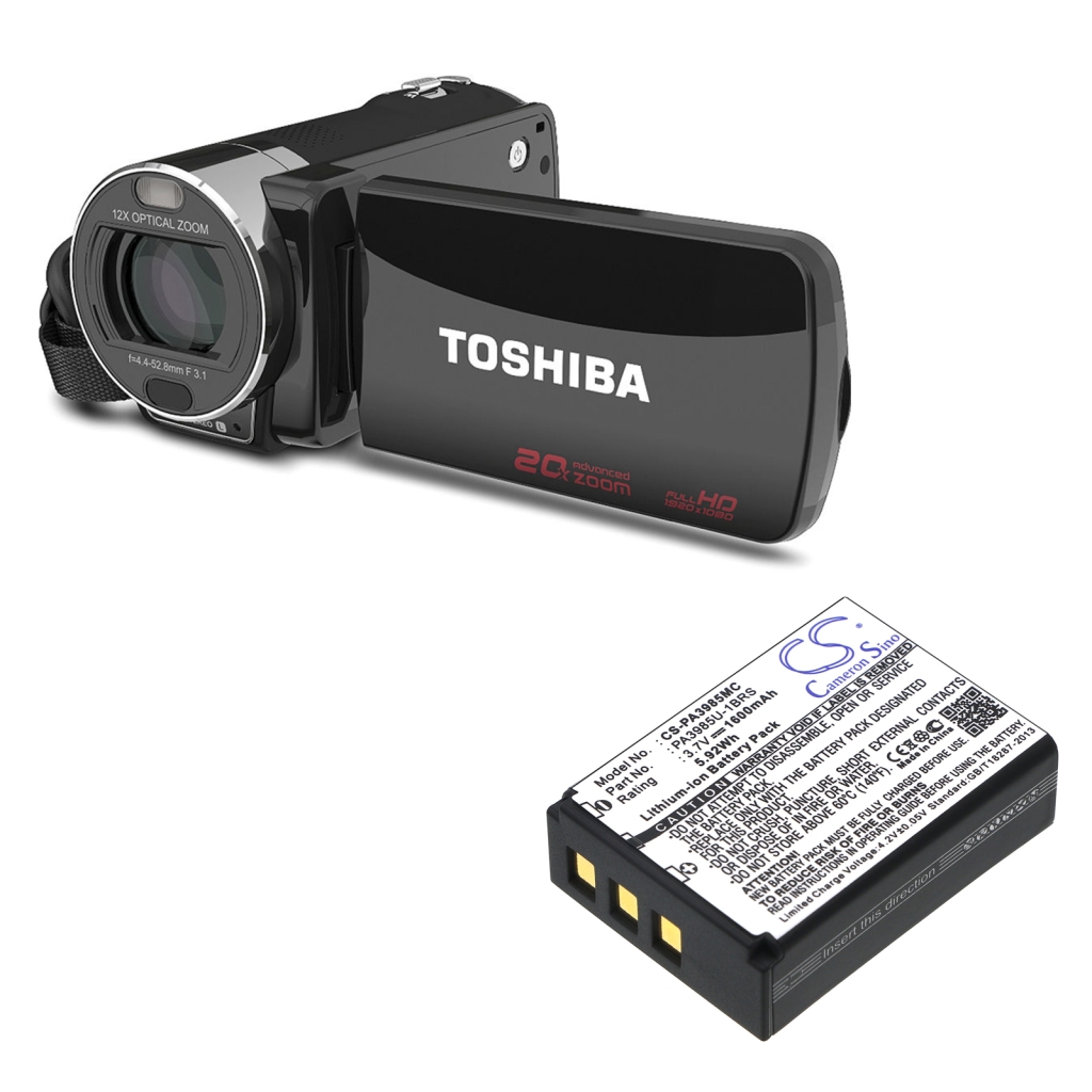 Batería de la cámara Toshiba CS-PA3985MC