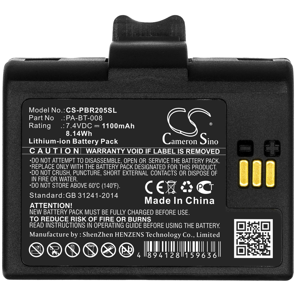 Batería de la impresora Brother CS-PBR205SL