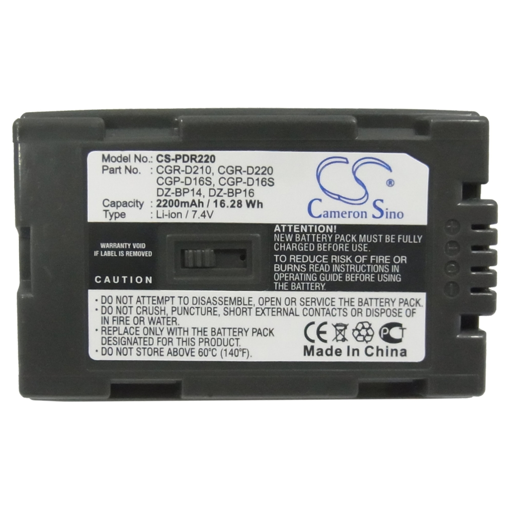 Batería de la cámara Panasonic NV-DA1B