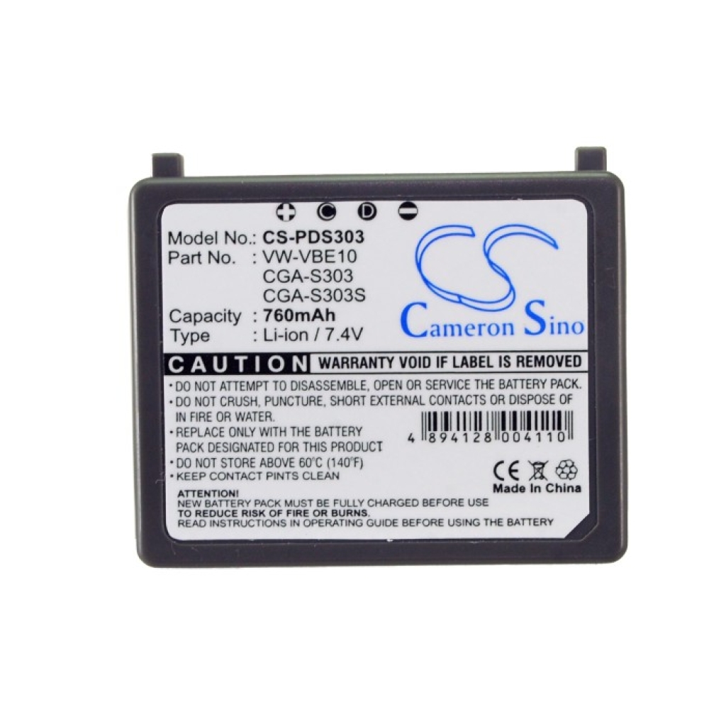 Batería de la cámara Panasonic CS-PDS303