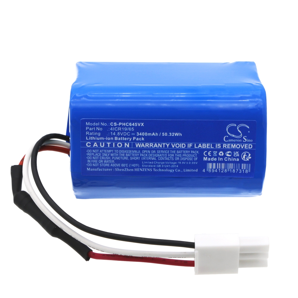 Batería de vacío Philips PowerPro Aqua FC6400