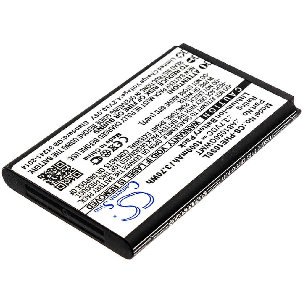 Batería del teléfono móvil Philips CS-PHE103SL