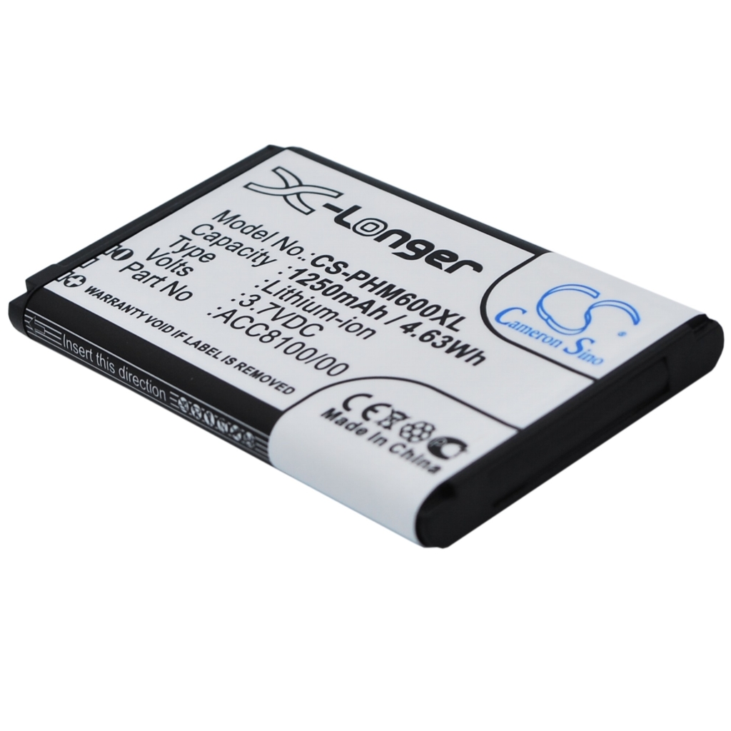 Batería para registrador Philips CS-PHM600XL