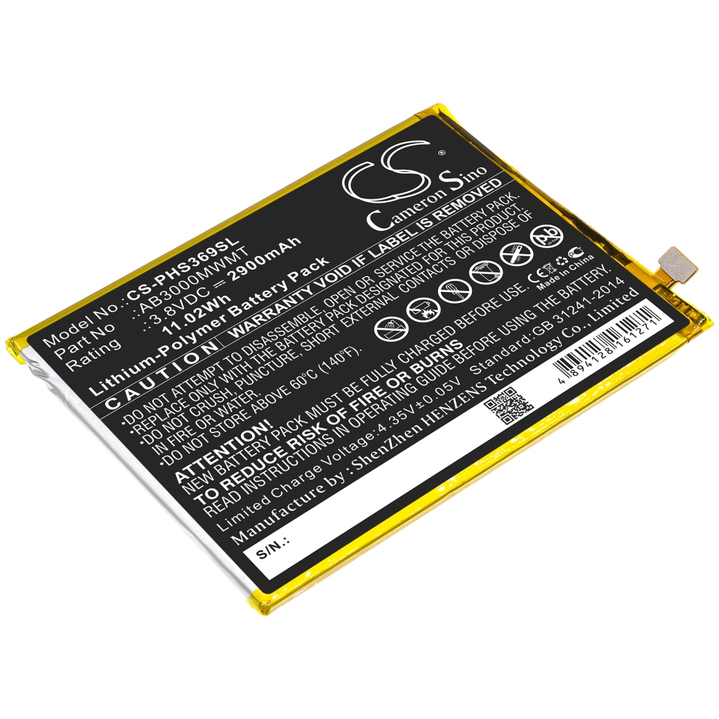 Batería del teléfono móvil Philips CS-PHS369SL
