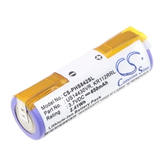 Reemplazo de batería compatible para Philips KR112RRL,US14430VR