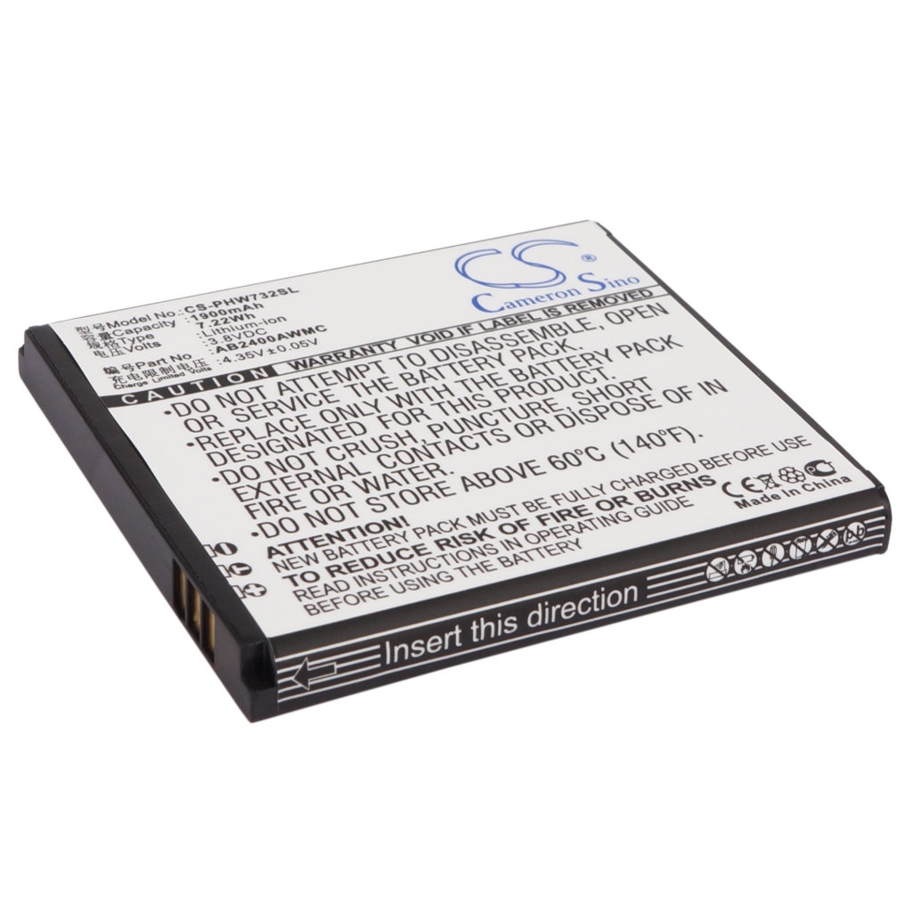 Batería del teléfono móvil Philips Xenium W737
