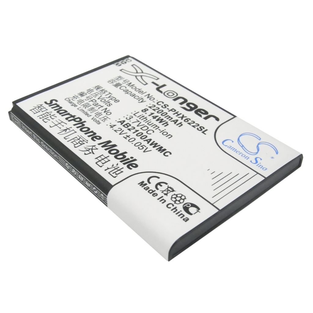 Batería del teléfono móvil Philips Xenium X622