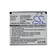 Reemplazo de batería compatible para Philips AB1050DWM