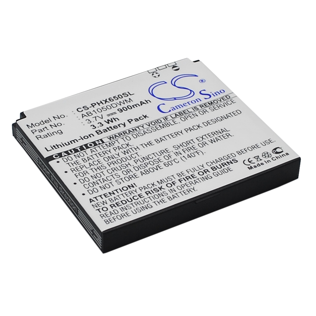 Batería del teléfono móvil Philips Xenium X650