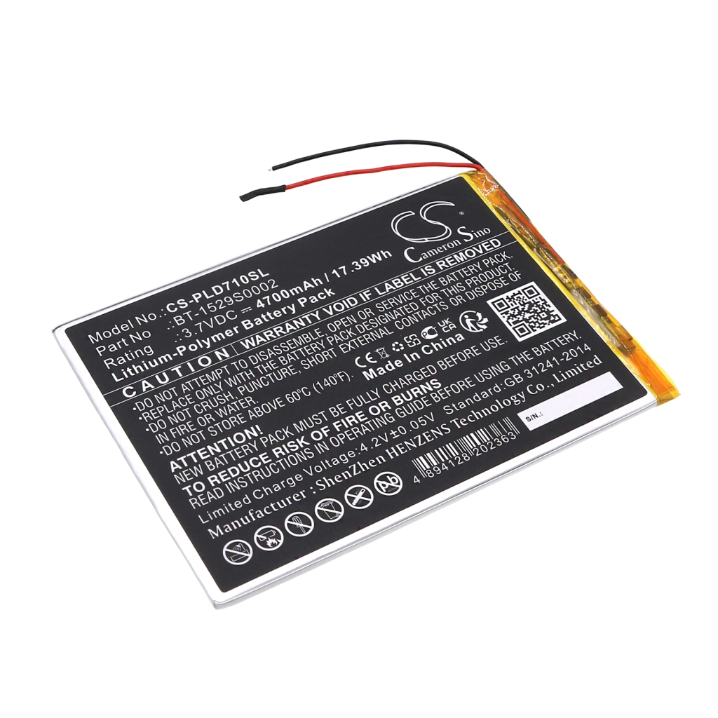 Batería de la tableta Polaroid CS-PLD710SL