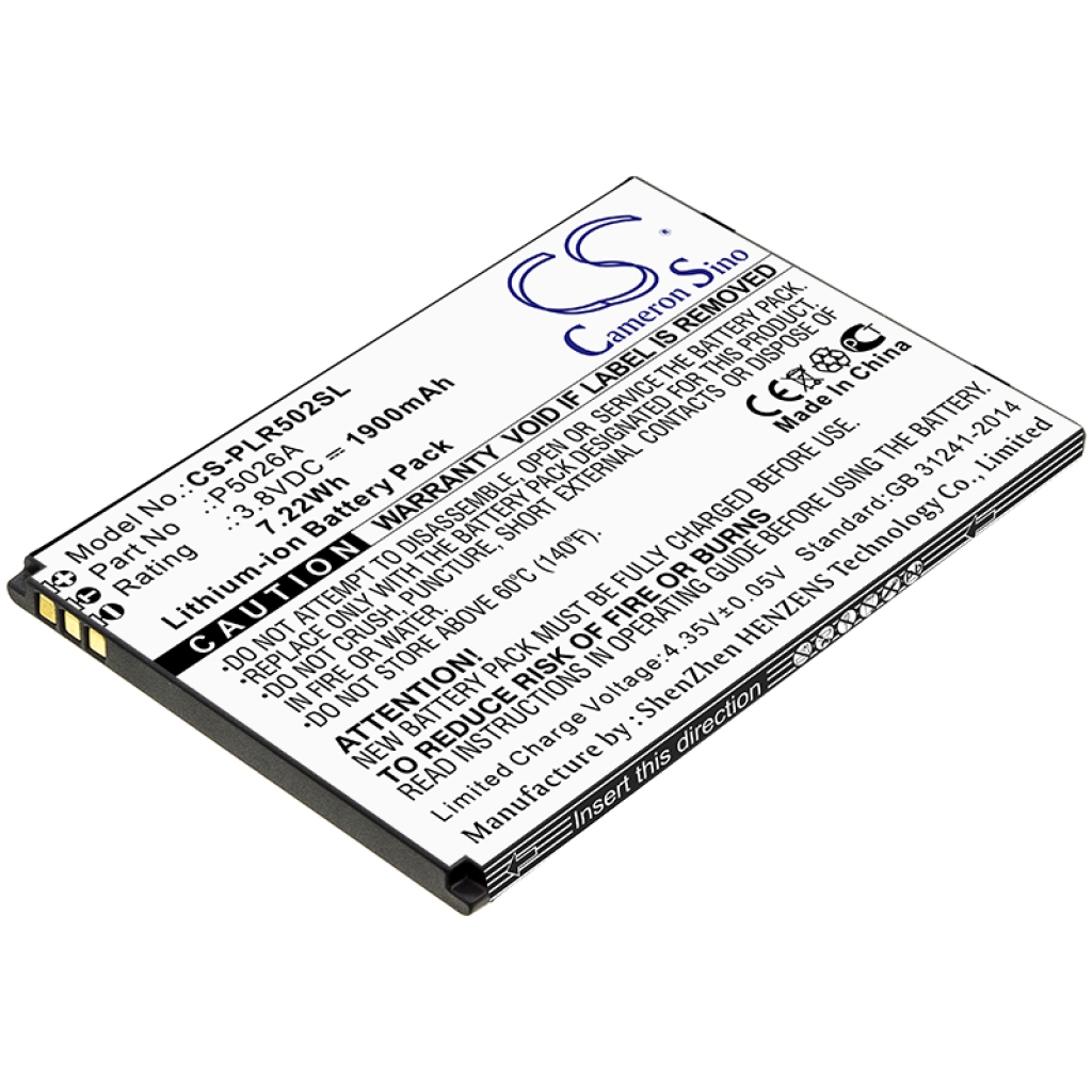 Batería del teléfono móvil Polaroid CS-PLR502SL