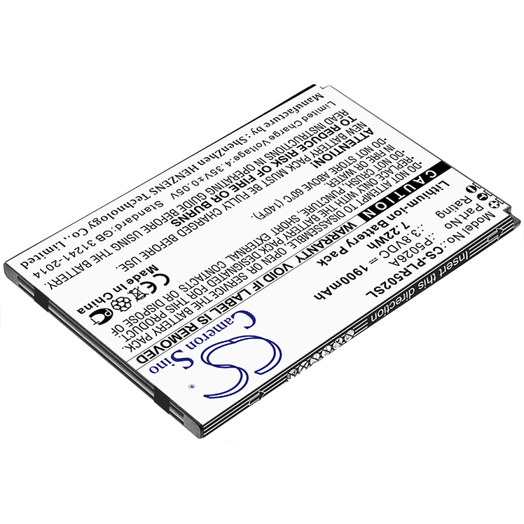 Batería del teléfono móvil Polaroid CS-PLR502SL
