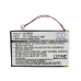 Batería de la tableta Palm Tungsten E2