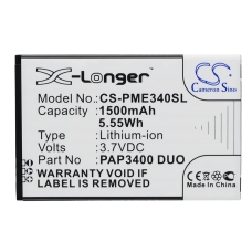 Reemplazo de batería compatible para Prestigio PAP3400 DUO