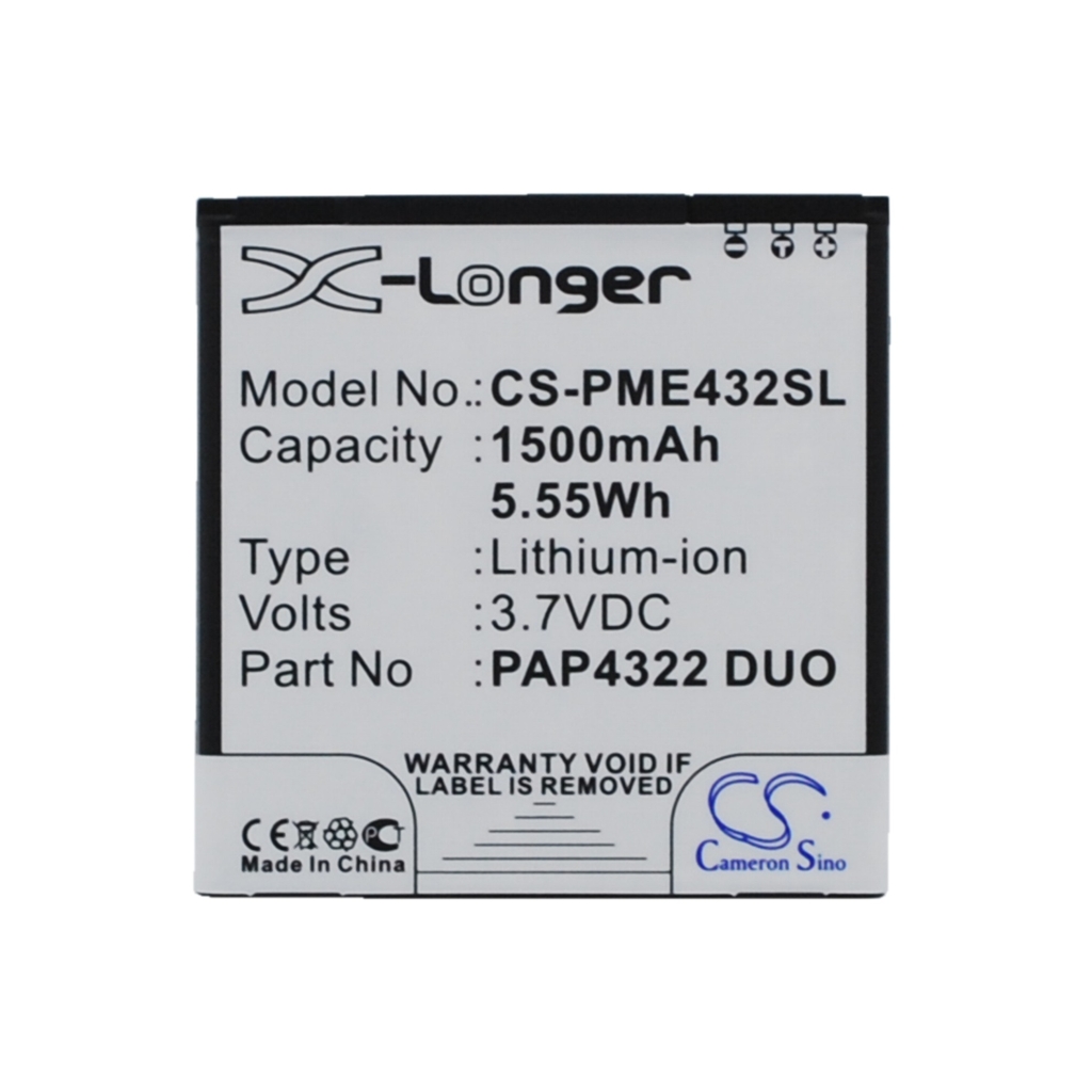Batería del teléfono móvil Prestigio CS-PME432SL