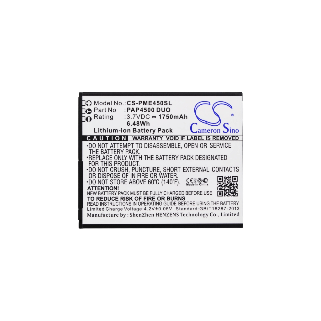 Batería del teléfono móvil Prestigio CS-PME450SL