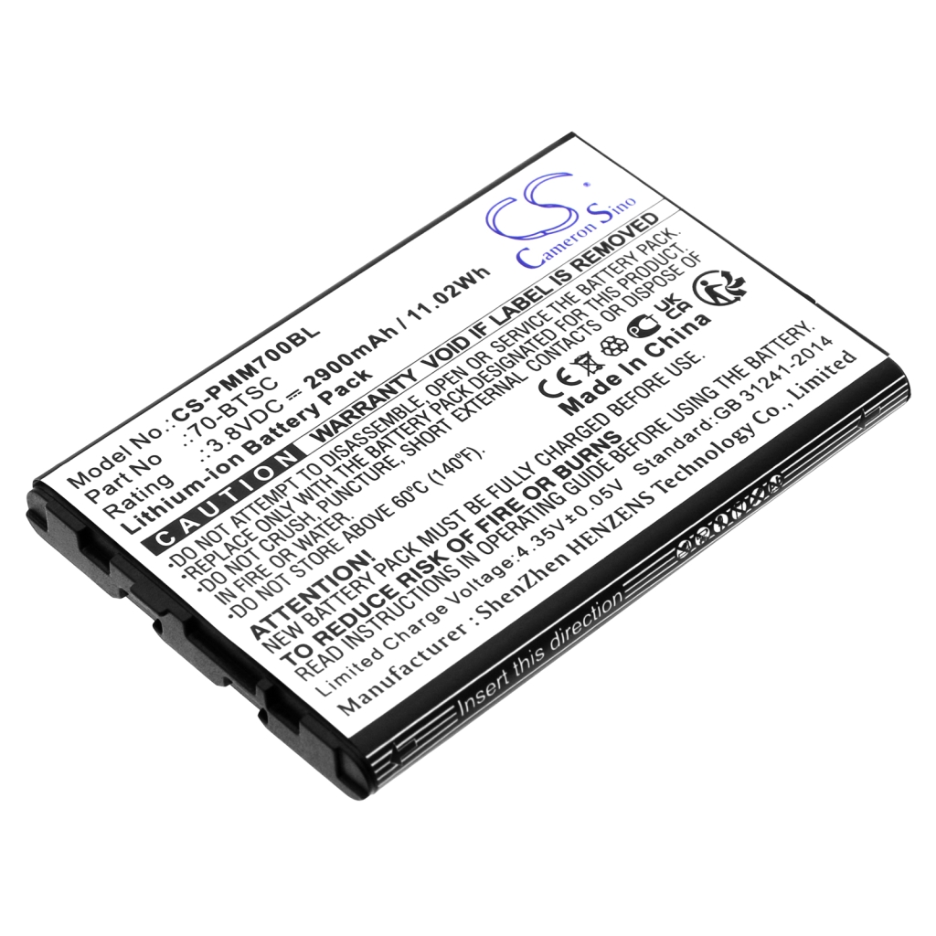 Batería de código de barras, escáner Point mobile CS-PMM700BL