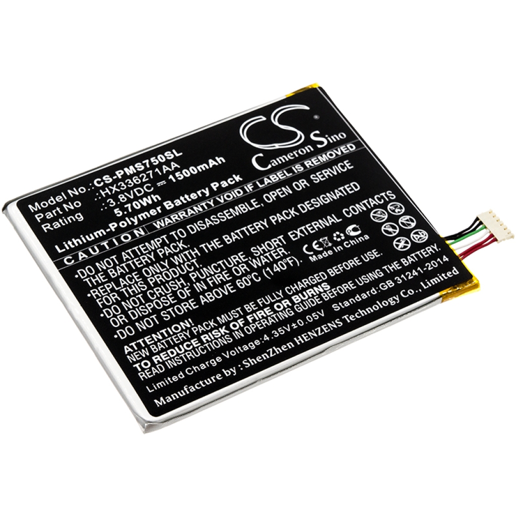 Batería del teléfono móvil Prestigio CS-PMS750SL