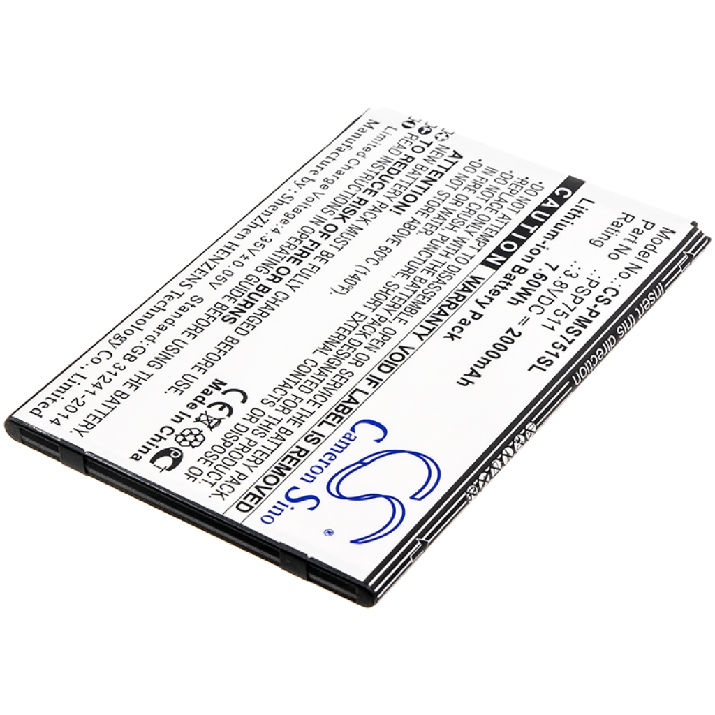 Batería del teléfono móvil Prestigio CS-PMS751SL
