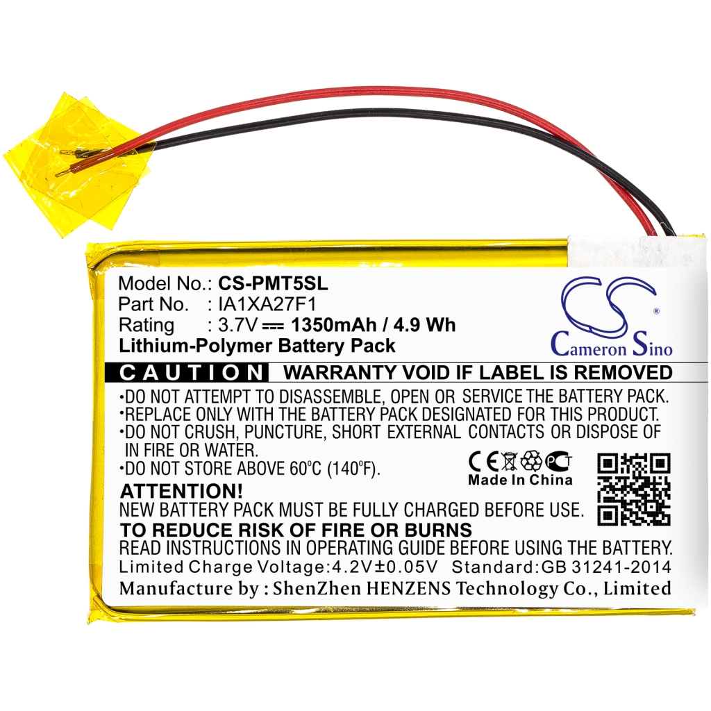 Batería de la tableta Palm CS-PMT5SL