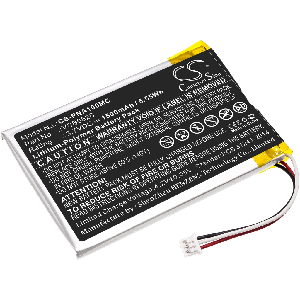 Batería de la cámara Panasonic CS-PNA100MC
