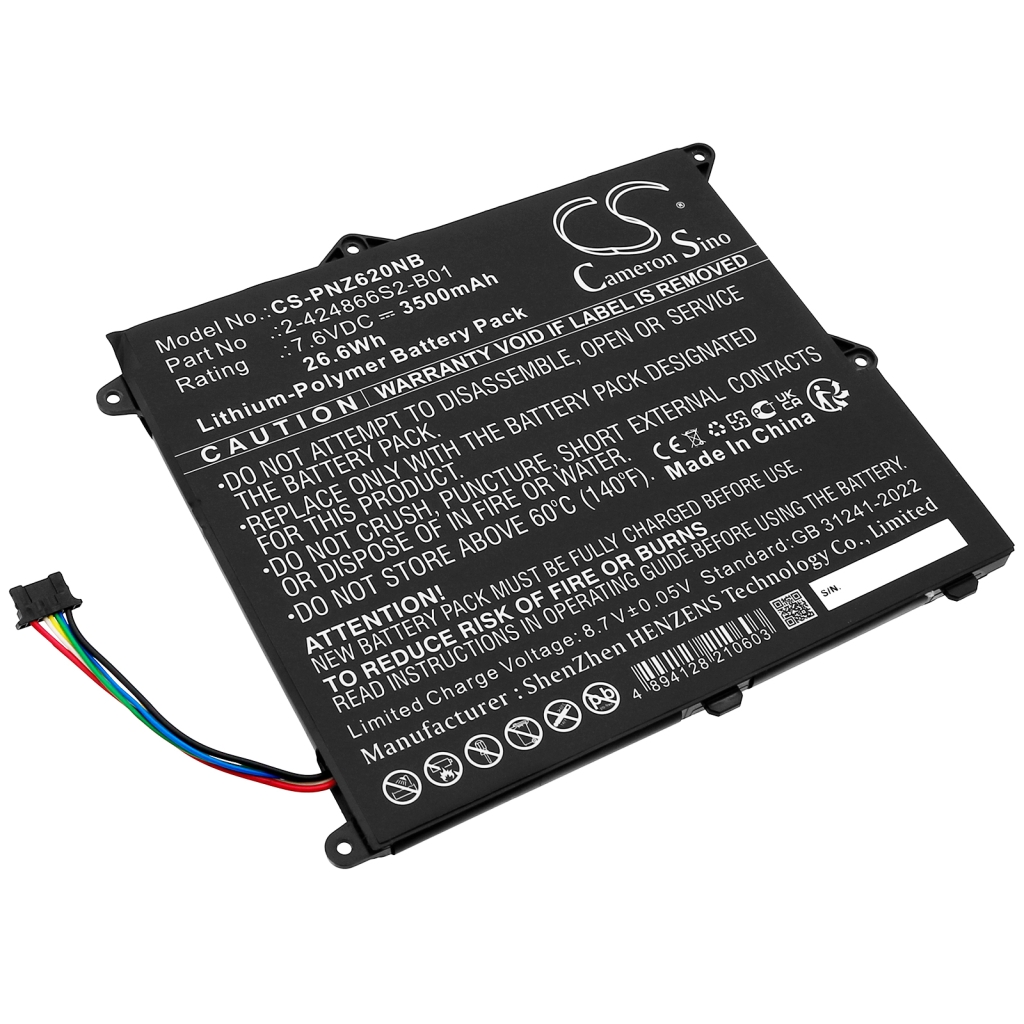 Batería para portátil Panasonic CF-XZ6PDAPR
