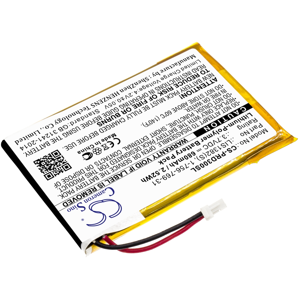 Batería Ebook, eReader Sony CS-PRD300SL